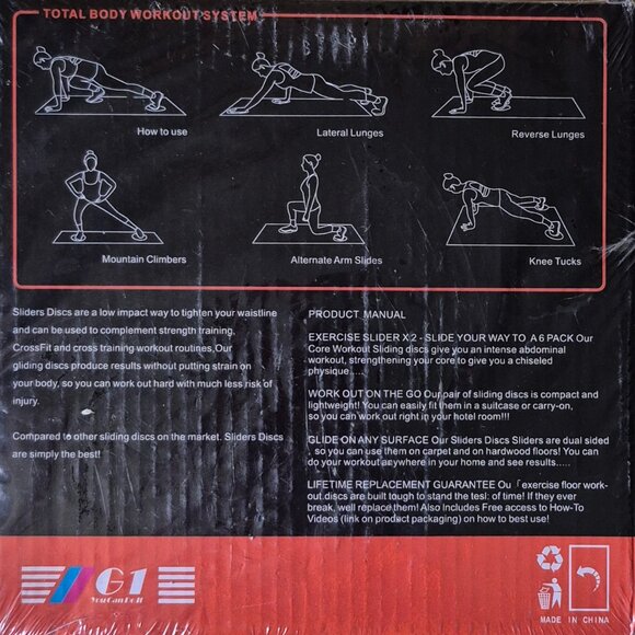 Pkg of 2 Exercise Discs. Work out for entire body. - Picture 2 of 3